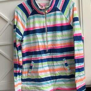 Lilly Pulitzer popover. Quarter zip. 
 So much Lilly I’ve had boxed up!!